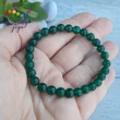 Fuchsite 6 mm-es karkötő
