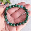 Fuchsite 8 mm-es karkötő