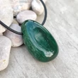 Fuchsite medál láncon