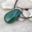 Fuchsite medál láncon