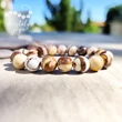 Cappuccino jáspis 10 mm-es ásvány karkötő