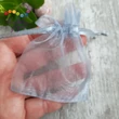 Organza kis díszcsomagolás (ezüst)