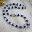 Lapis lazuli, hegyikristály ásvány nyaklánc