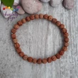 Rudráksha 6 mm-es karkötő