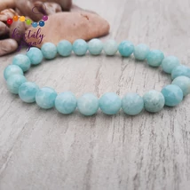 Amazonit világos 8 mm-es ásvány karkötő