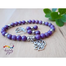 Foszfosziderit 6 mm-es szett nemesacéllal, medállal