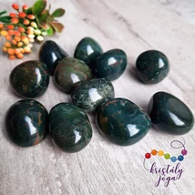 Heliotróp (vérkő) közepes marokkő