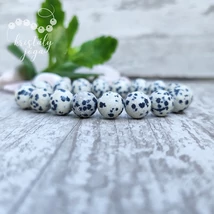 Dalmata jáspis 10 mm-es ásvány karkötő