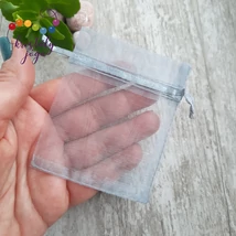 Organza kis díszcsomagolás (ezüst)