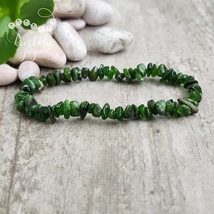Krómdiopszid szemcse ásvány karkötő