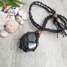 Shungit közepes marokkő nyaklánc