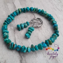 Türkiz (valódi) zöldes ásvány szett