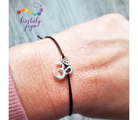 Ezüstözött microcord karkötők