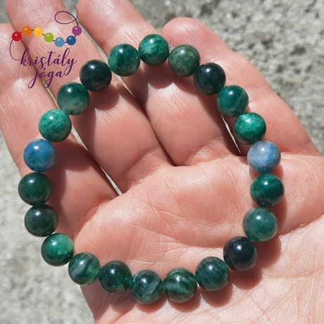 Fuchsite 8 mm-es karkötő