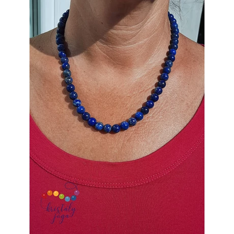 Lapis lazuli 8 mm-es ásvány gyöngysor